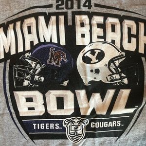 2014 inaugural Miami Beach Bowl Memphis tigers against the BYU Cougars.